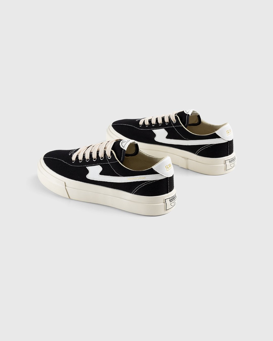 Stepney Workers Club – Dellow S-Strike Canvas Black - Sneakers - Black - Image 4