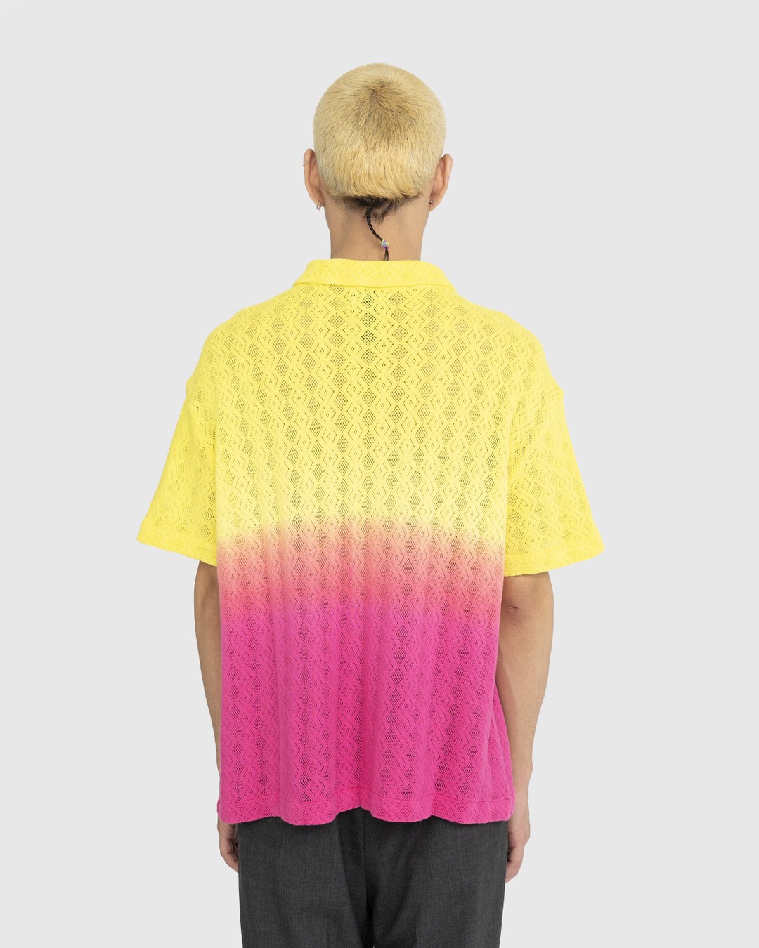 AGR – Gentle Happiness Lace Shirt Yellow/Pink - Shirts - Yellow - Image 4