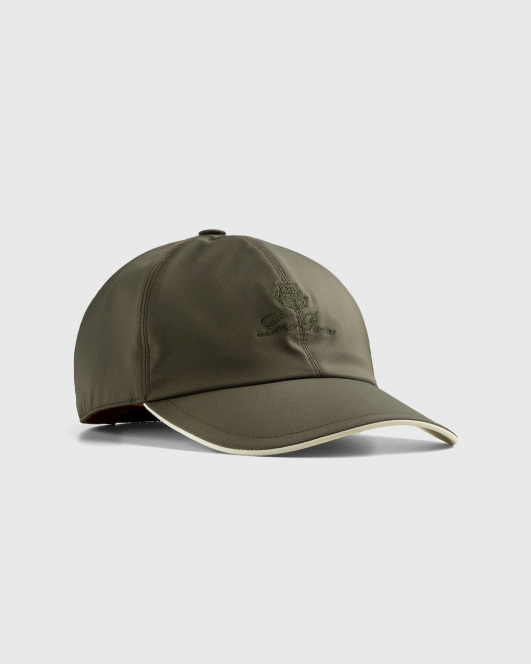 Loro Piana – Bicolor Baseball Cap Dark Military/Ivory - Hats - Black - Image 1