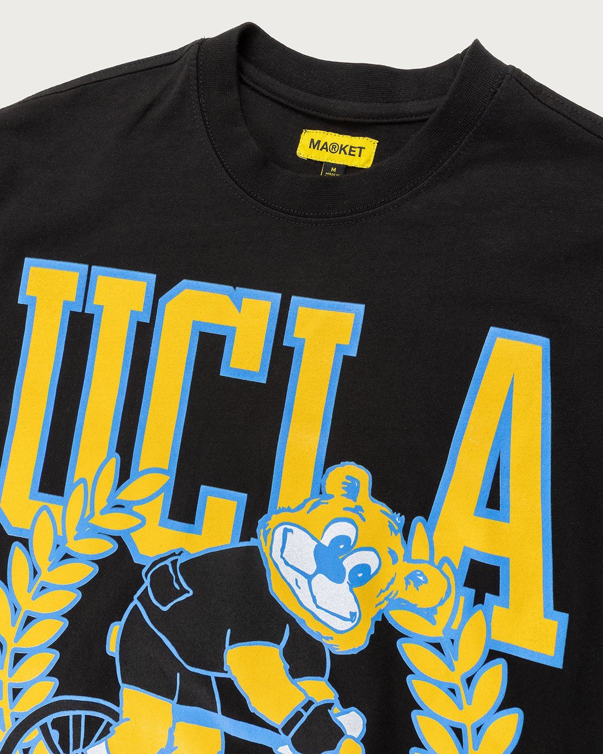 Market x UCLA x Highsnobiety – HS Sports Bruin T-Shirt Black - T-Shirts - Black - Image 4