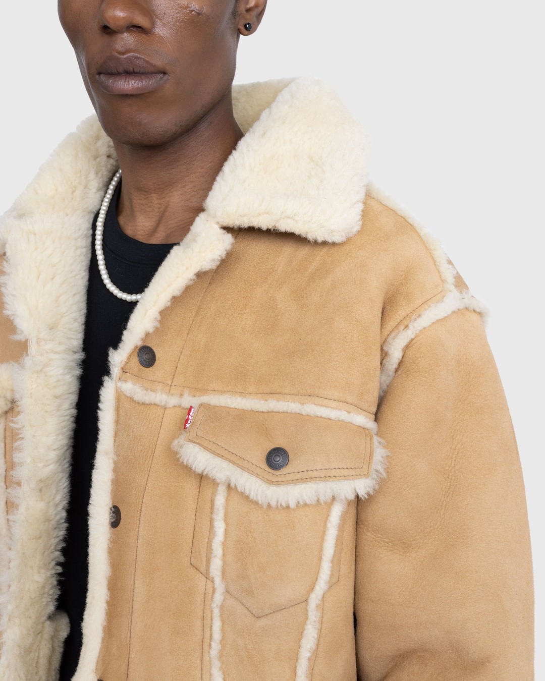 Levis fur collar jacket store