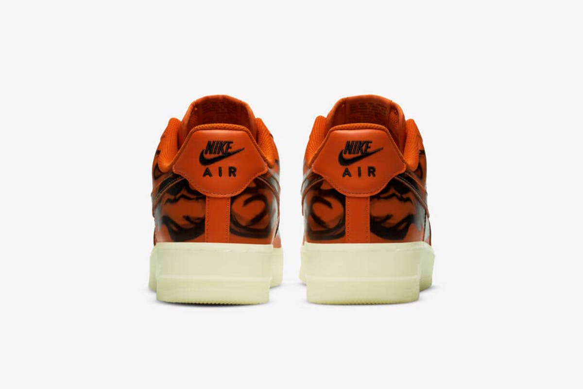 You Can Still Buy The Nike Air Force 1 “Orange Skeleton” - KicksGuru