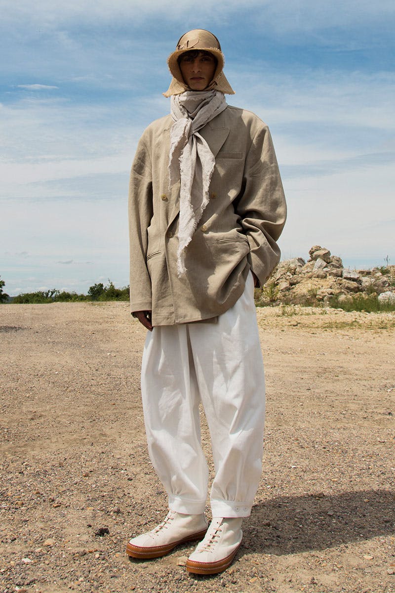 HED MAYNER / WIDE COLLAR SHIRT SS22