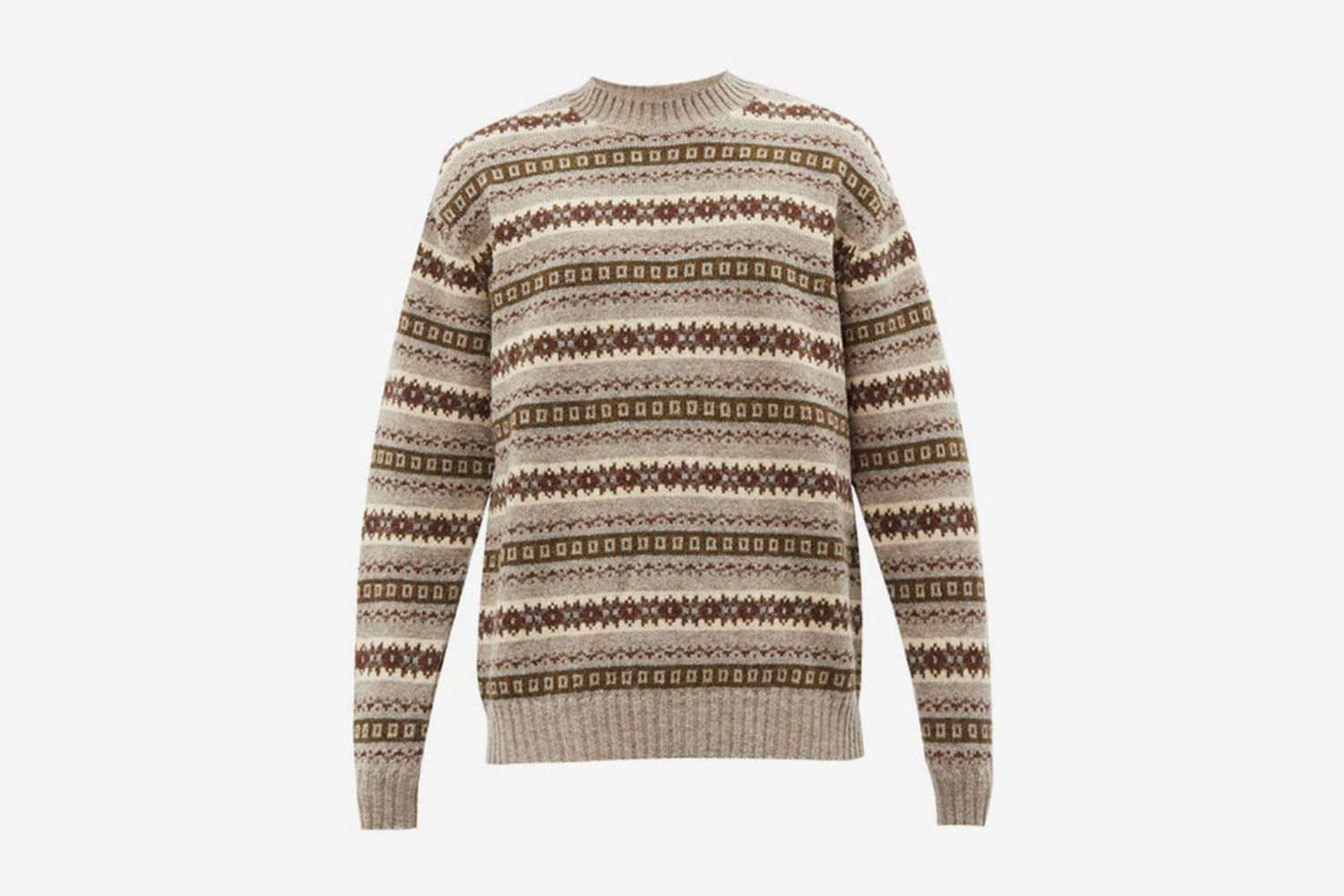 Fair Isle wool sweater