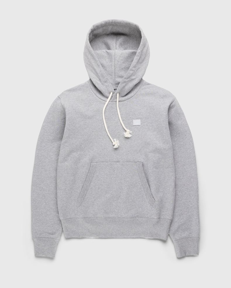 Face Logo Hoodie Grey