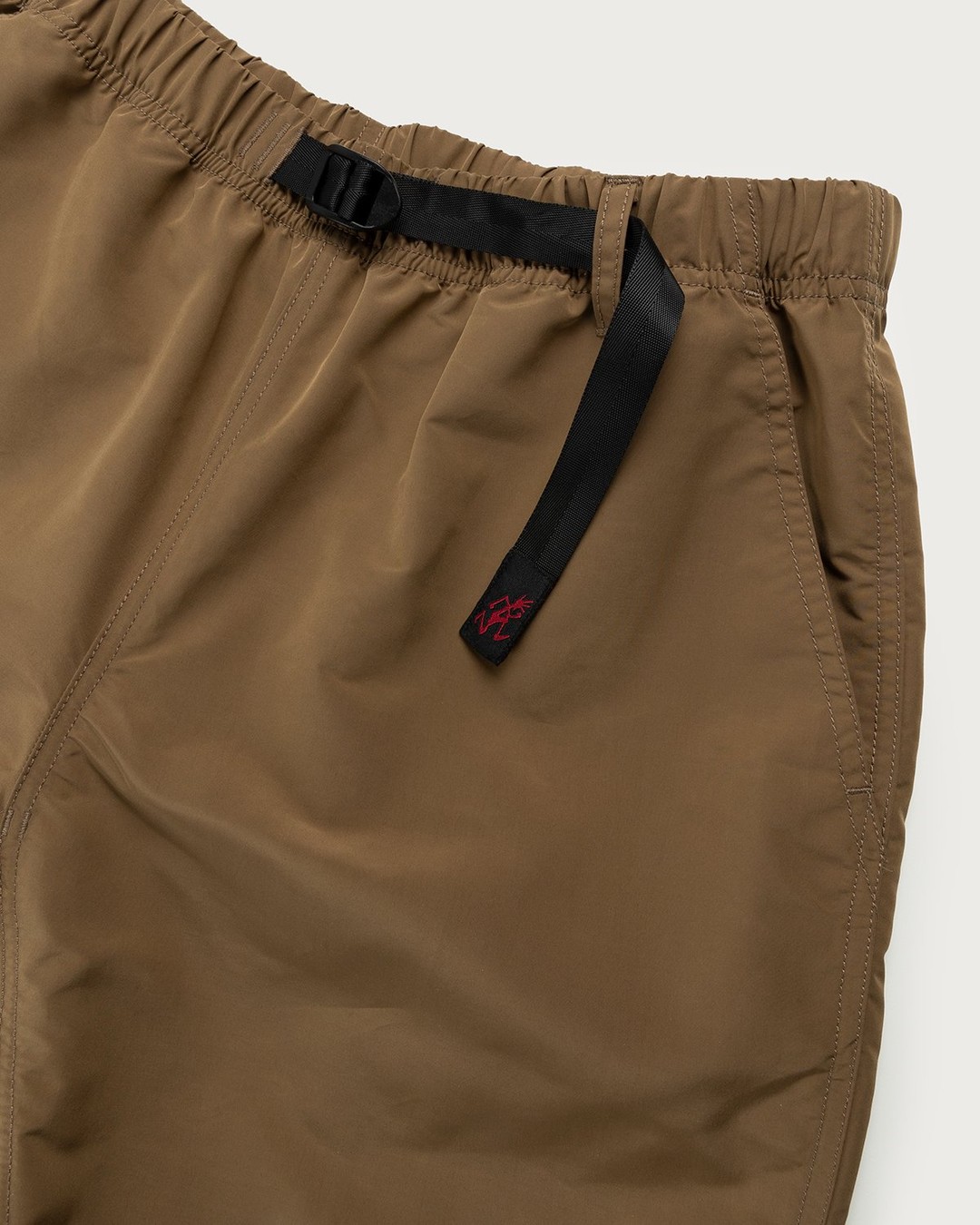 Gramicci x Highsnobiety – HS Sports Shell Packable Shorts Tan - Active Shorts - Brown - Image 4