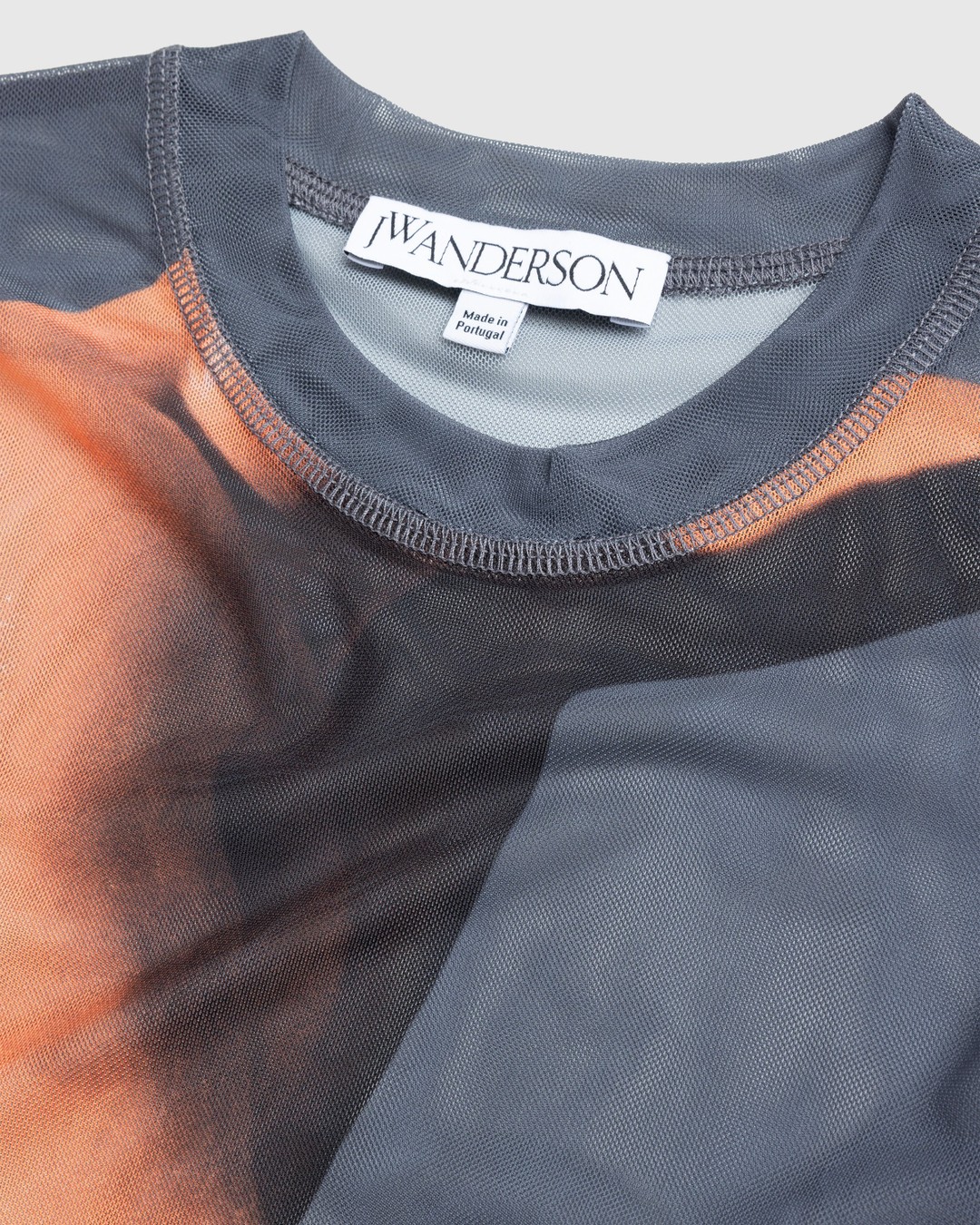 J.W. Anderson – Printed Long-Sleeve Top Charcoal - Longsleeves - Black - Image 6