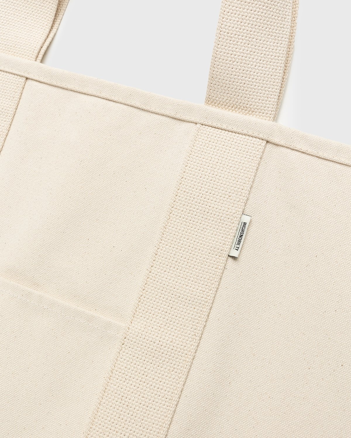 Highsnobiety – XL Canvas "H" Tote Natural - Bags - Beige - Image 3