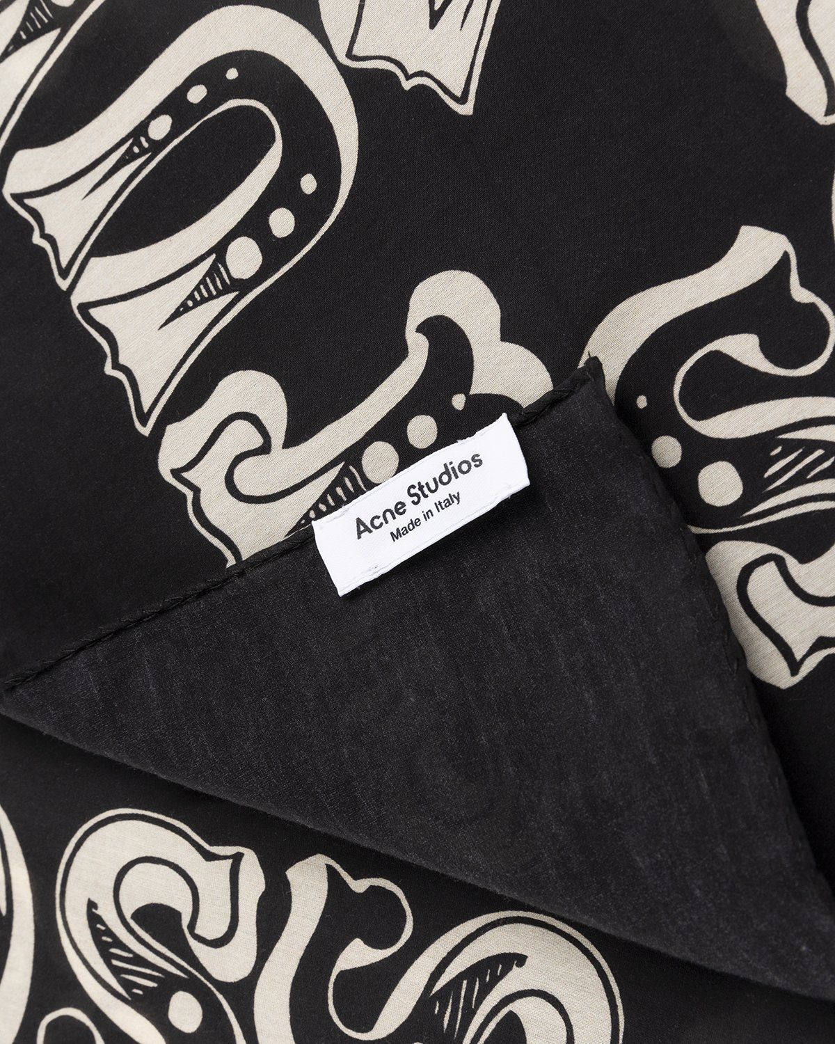 Acne Studios – Circus Font Scarf Black - Scarves - Black - Image 4