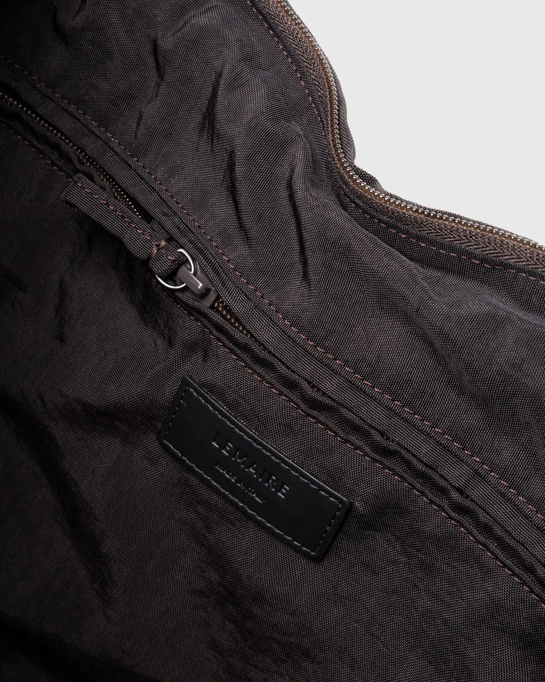 Lemaire – Soft Game Bag Dark Chocolate - Bags - Brown - Image 3
