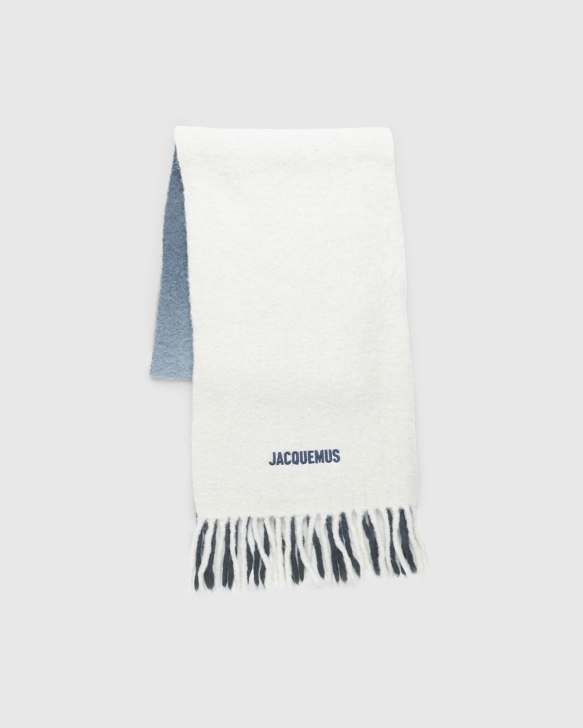 JACQUEMUS – L'écharpe Moisson Multi/Navy - Scarves - Blue - Image 3