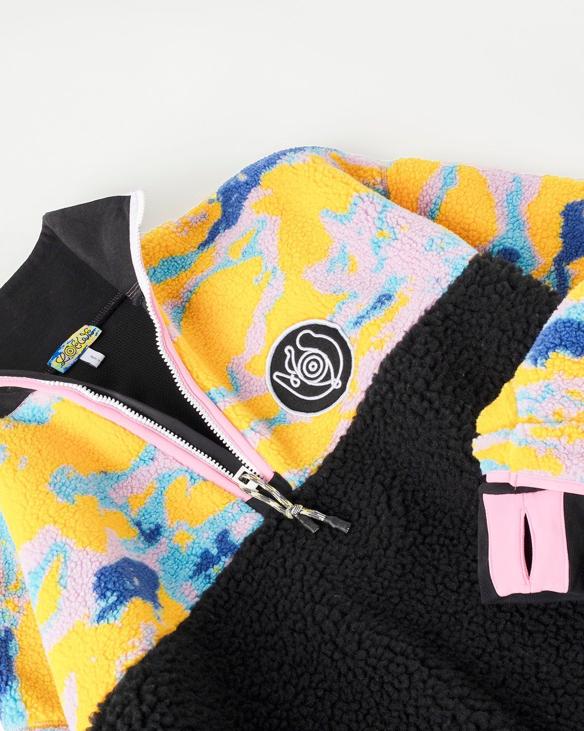 Loewe – Fleece Zip Sweater Multicolor - Sweats - Multi - Image 4