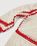 bode – Mockneck Crochet Pullover White Red - Sweats - Beige - Image 3