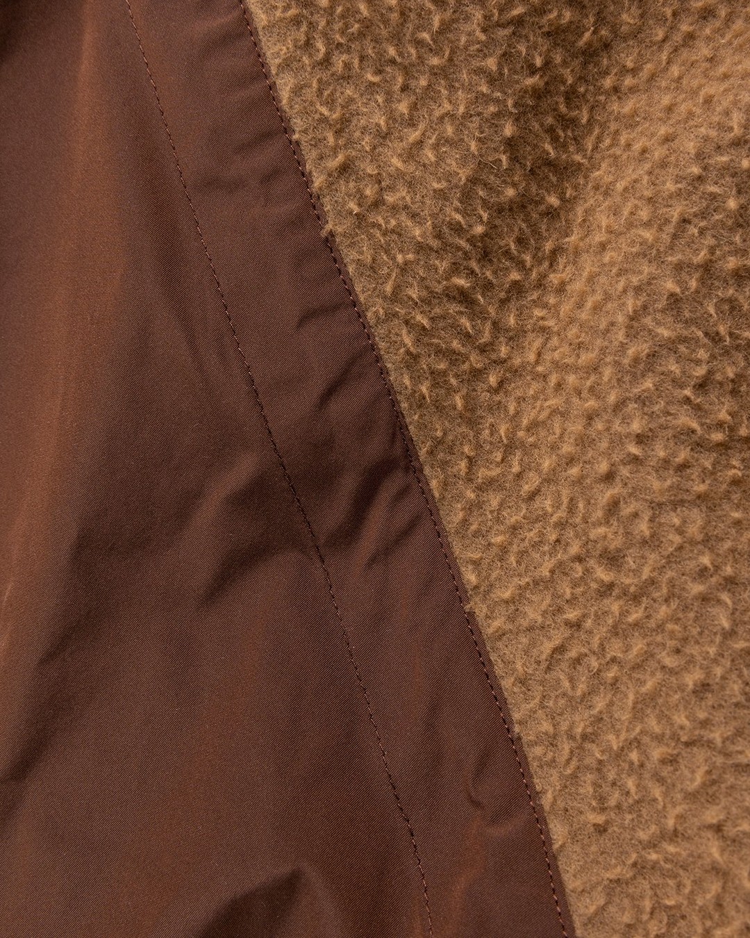 Arnar Mar Jonsson – Patch Pocket Hooded Tracktop Caramel Chocolate - Outerwear - Brown - Image 5
