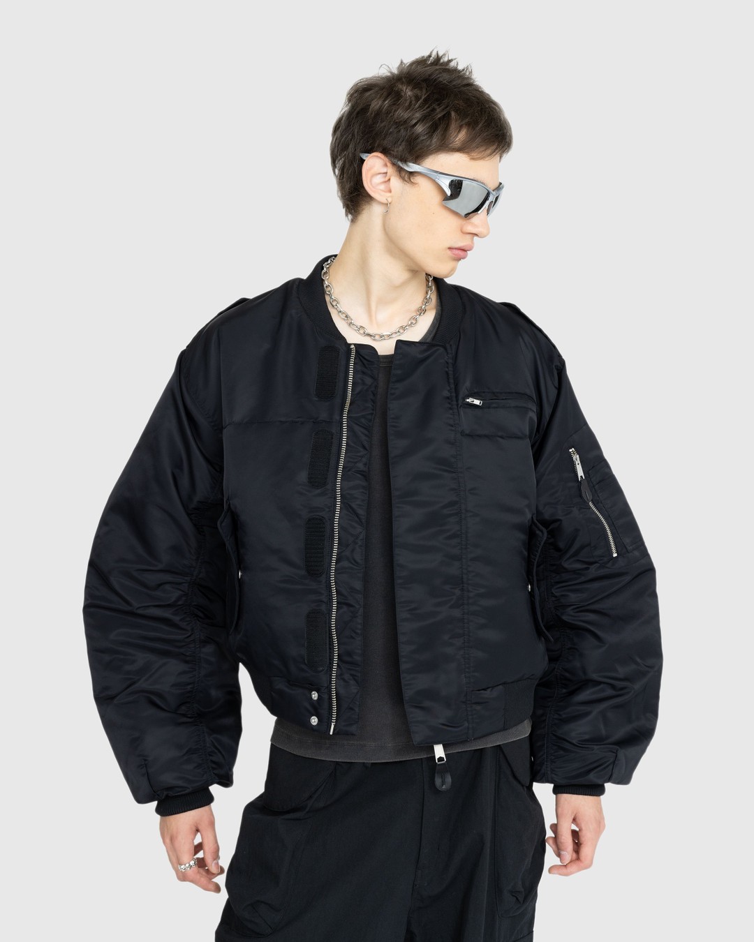 Entire Studios – A-2 Bomber Oil - Outerwear - Blue - Image 2
