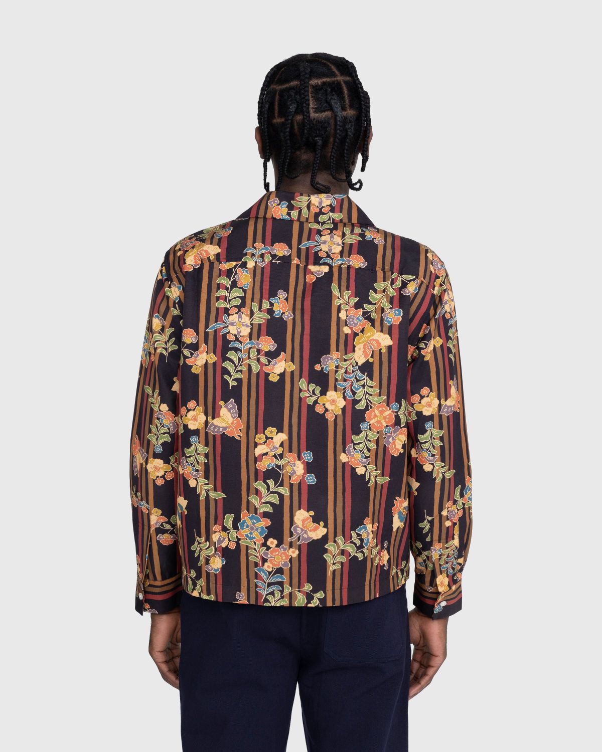 Bode – Butterfly Stripe Long-Sleeve Shirt Multi - Shirts - Multi - Image 4