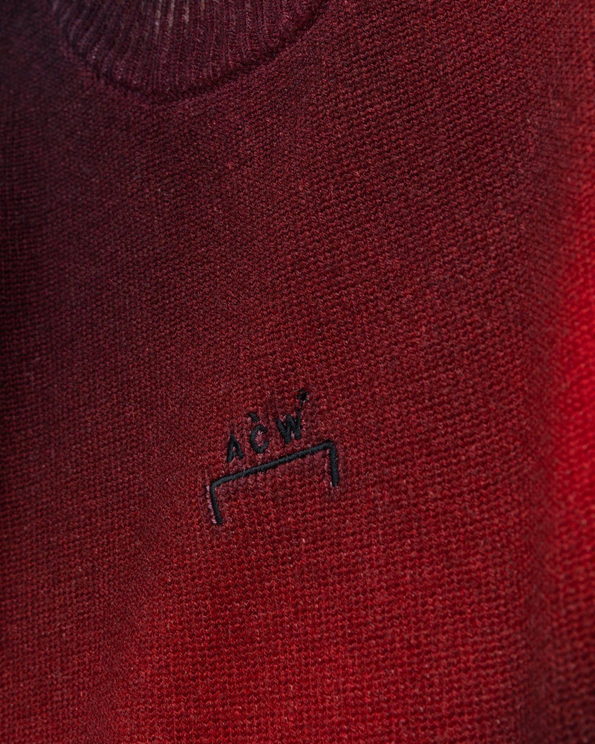A-Cold-Wall* – Digital Print Knit Red - Knitwear - Red - Image 5
