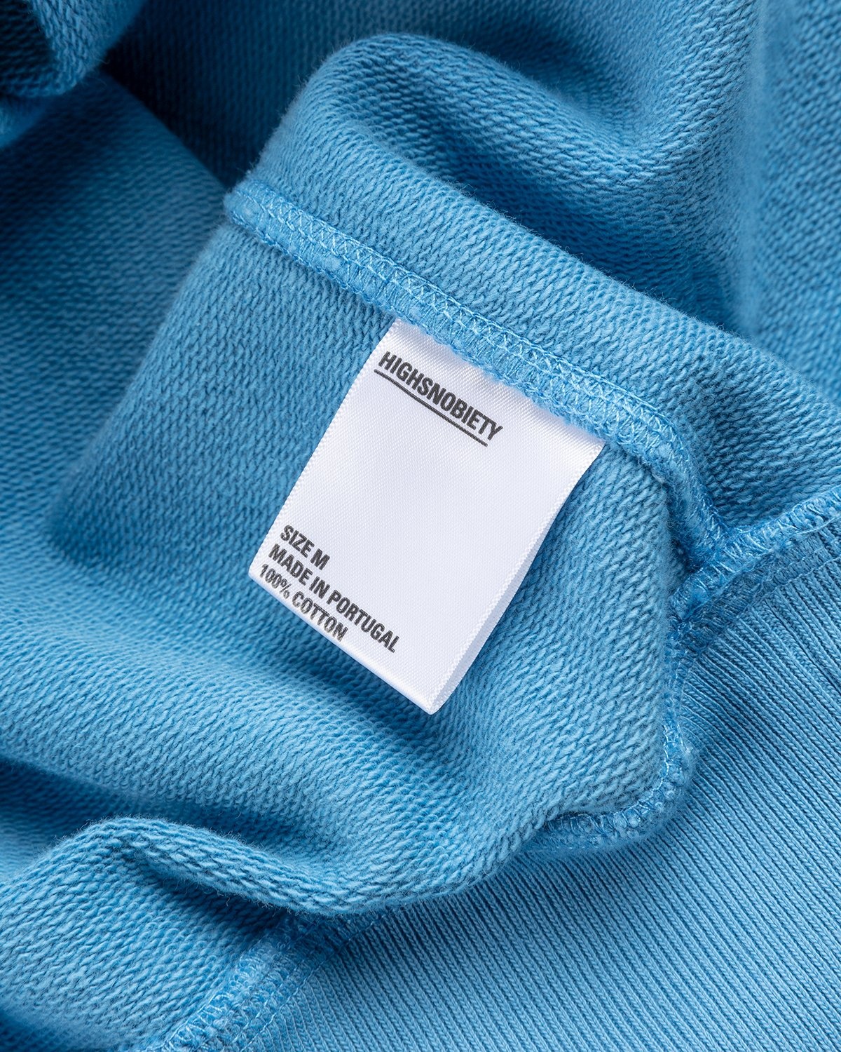 Highsnobiety – Logo Hoodie Blue - Sweats - Blue - Image 5