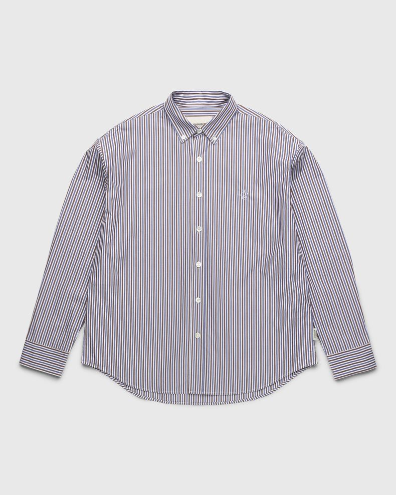 Highsnobiety – Striped Dress Shirt White/Black