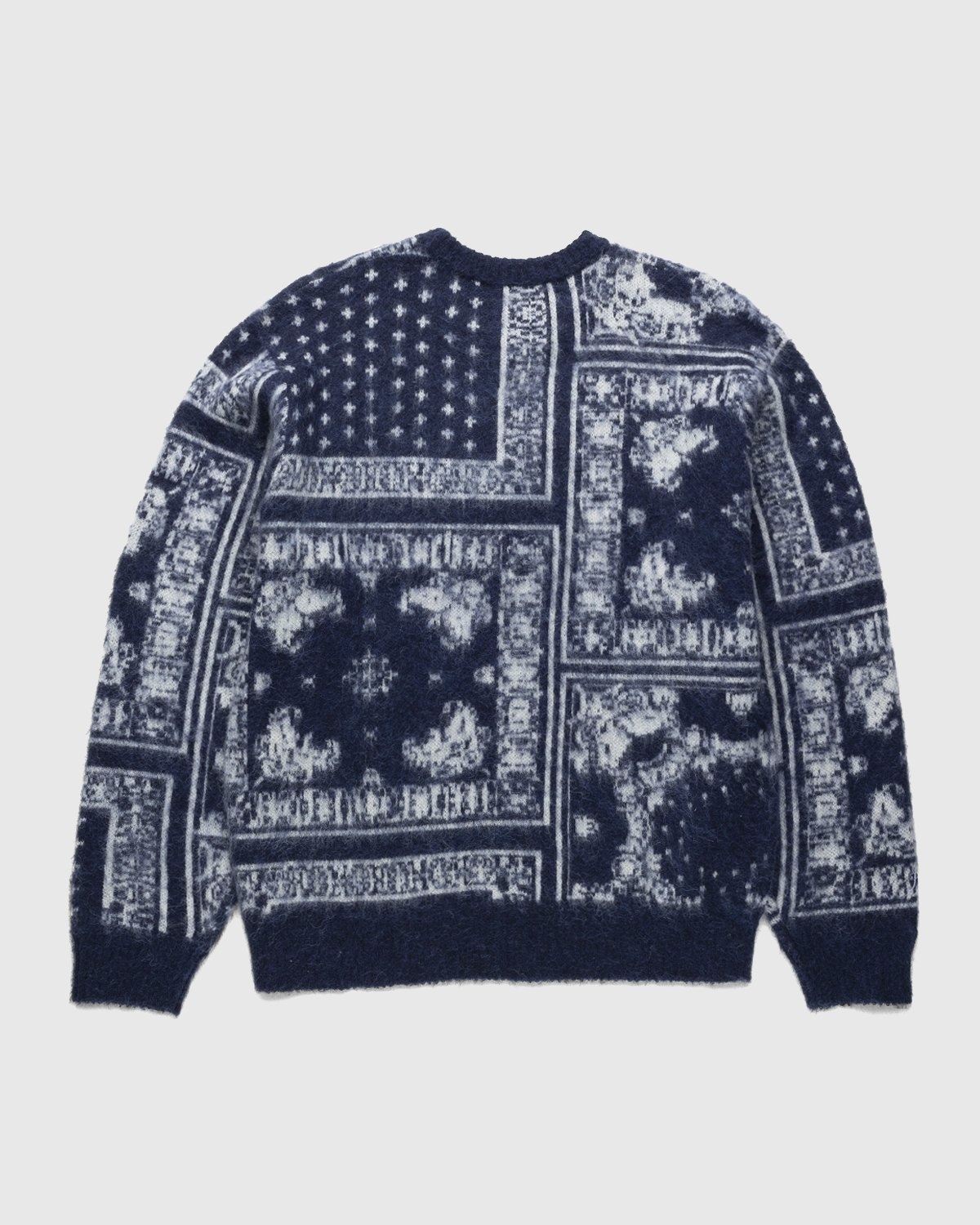 Highsnobiety – Bandana Alpaca Sweater Blue - Knitwear - Blue - Image 2