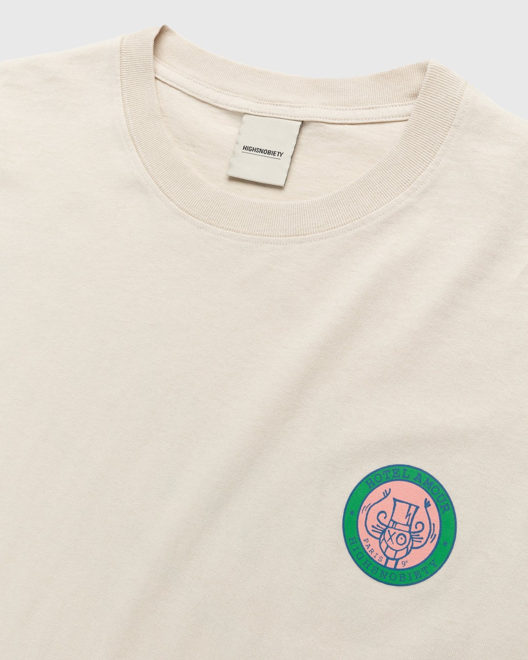 Hotel Amour x Highsnobiety – Not In Paris 4 T-Shirt Eggshell - Tops - Beige - Image 6