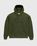 Script Logo Reverse Fleece Hoodie Green
