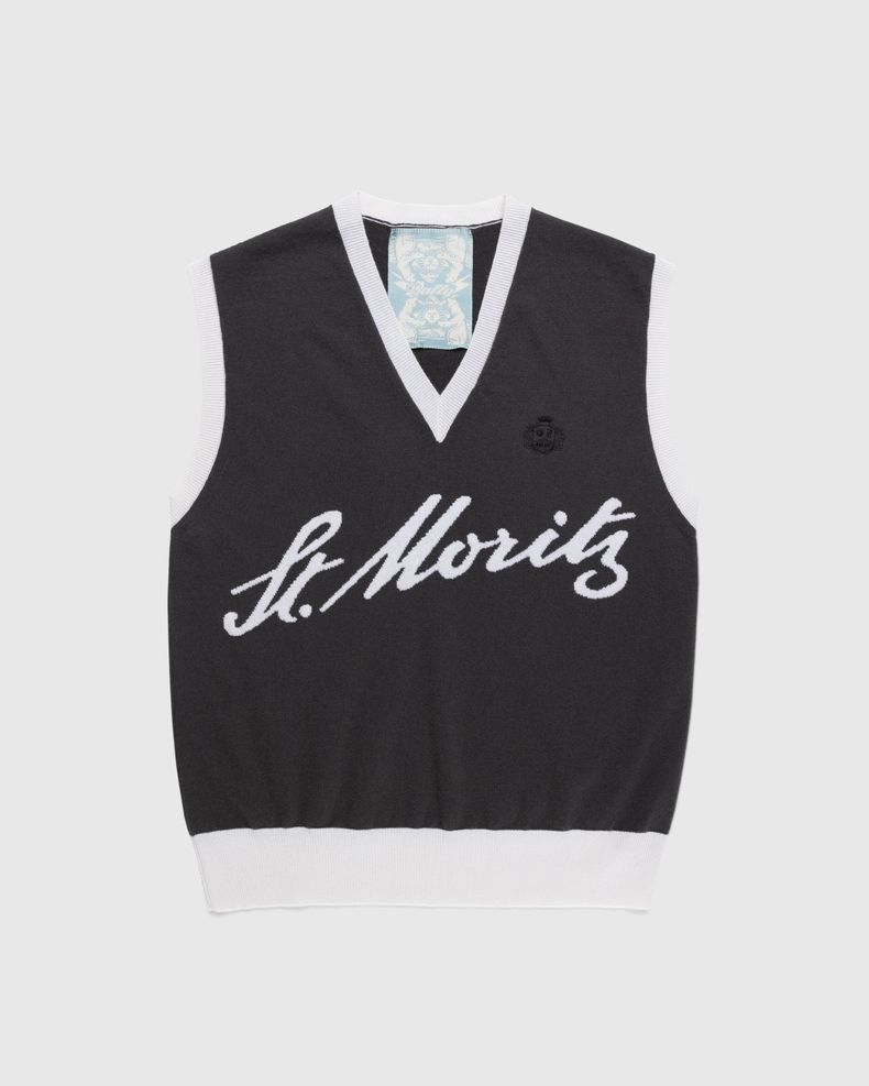 St. Moritz Cashmere Vest Blue