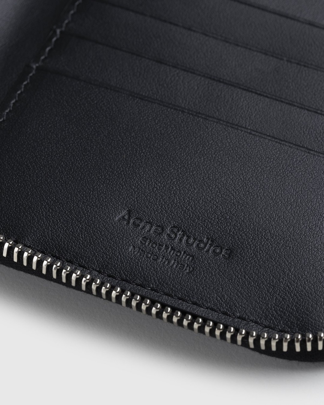 Acne Studios – Zippered Wallet Black - Wallets - Black - Image 3