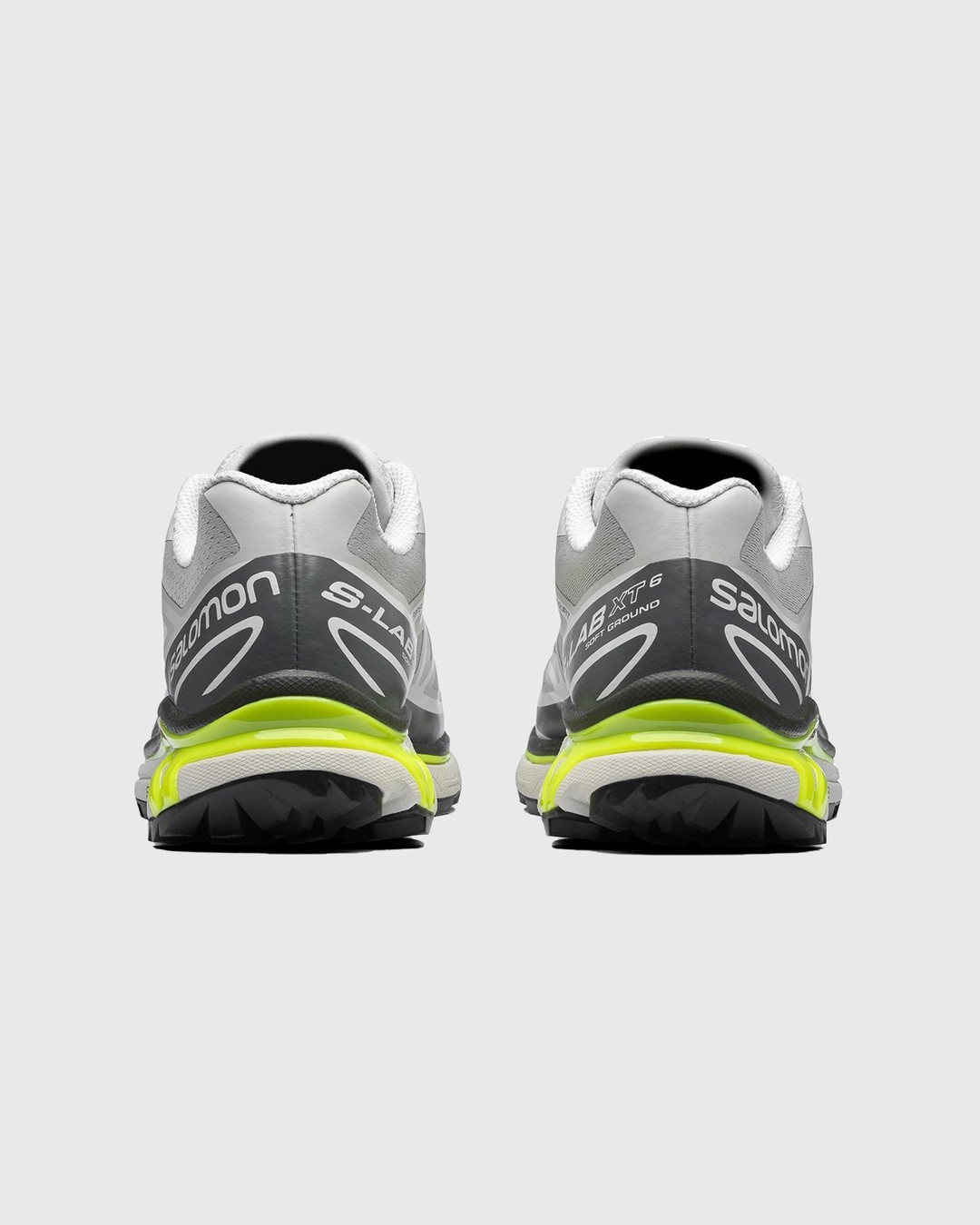 Salomon – XT-6 ADVANCED Lunar Rock/ Quiet Shade/ Safety Yellow - Sneakers - White - Image 3