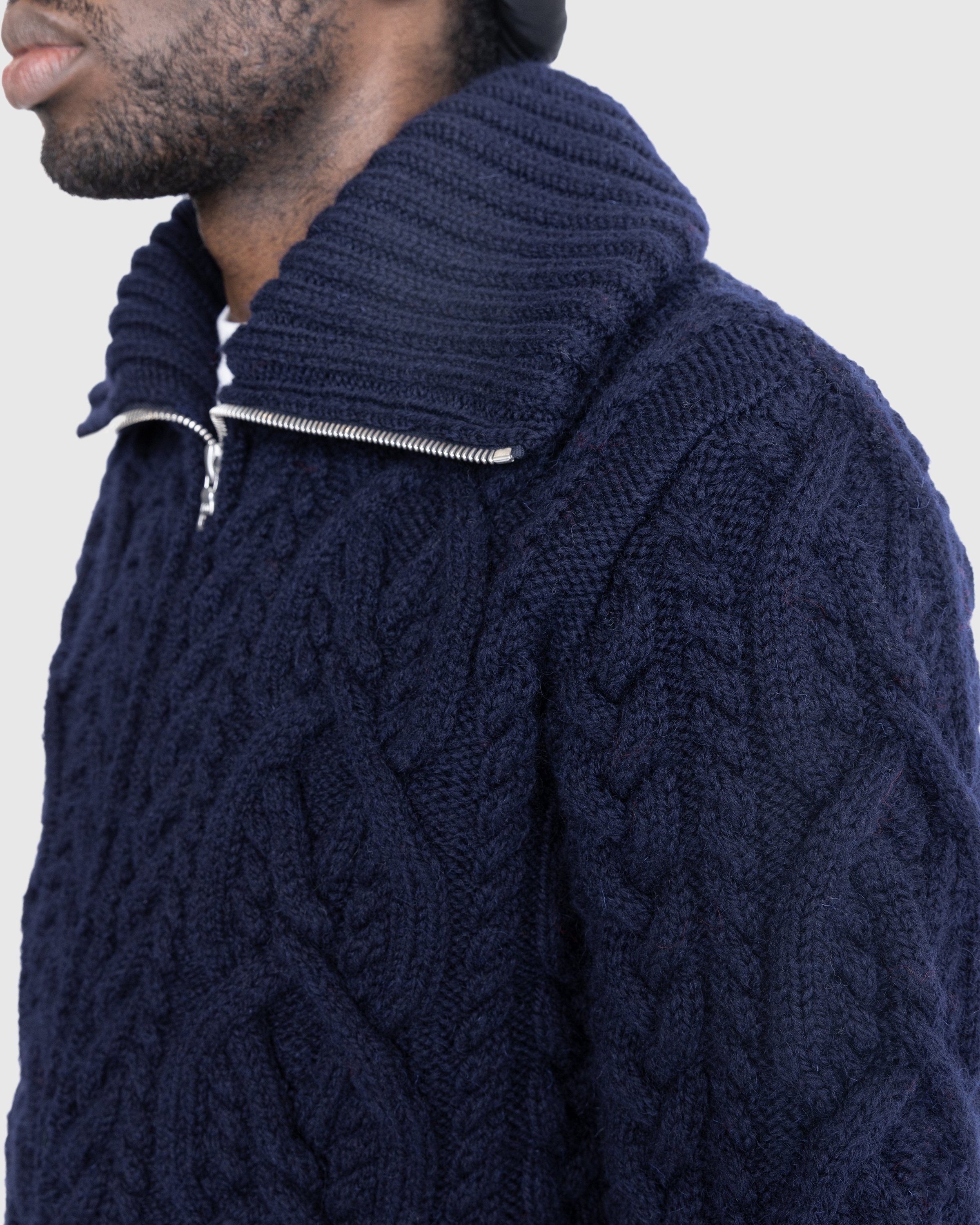 Dries van Noten – Naldo Cardigan Blue - Knitwear - Blue - Image 6