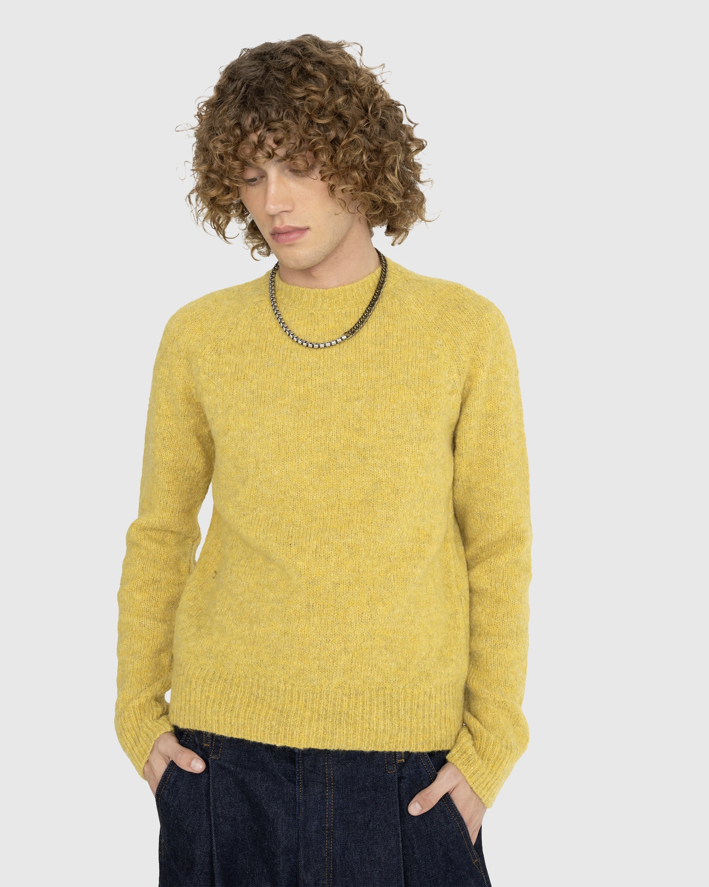 Dries van Noten – Melbourne Knit Yellow | Highsnobiety Shop