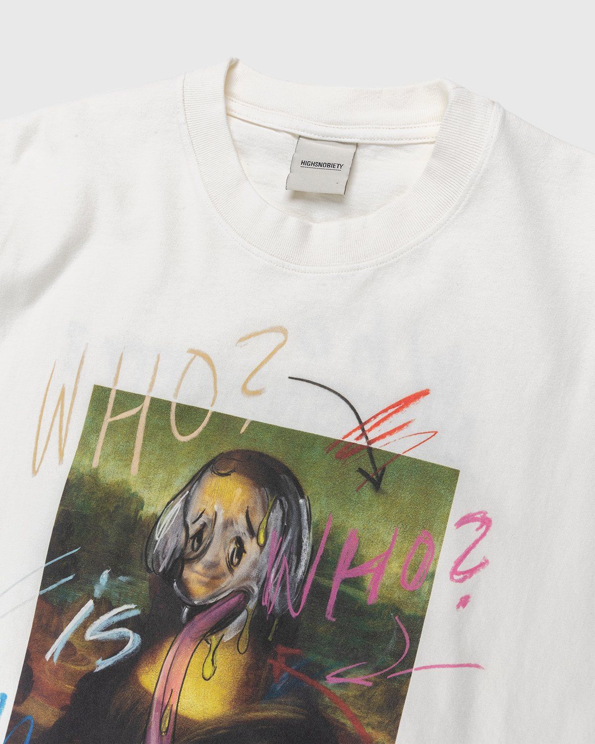 Simon Fujiwara x Highsnobiety – Mona Lisa T-Shirt White - T-shirts - White - Image 6