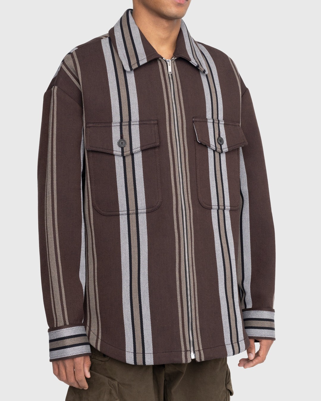 JACQUEMUS – Le Blouson Montagne Brown - Outerwear - Brown - Image 4