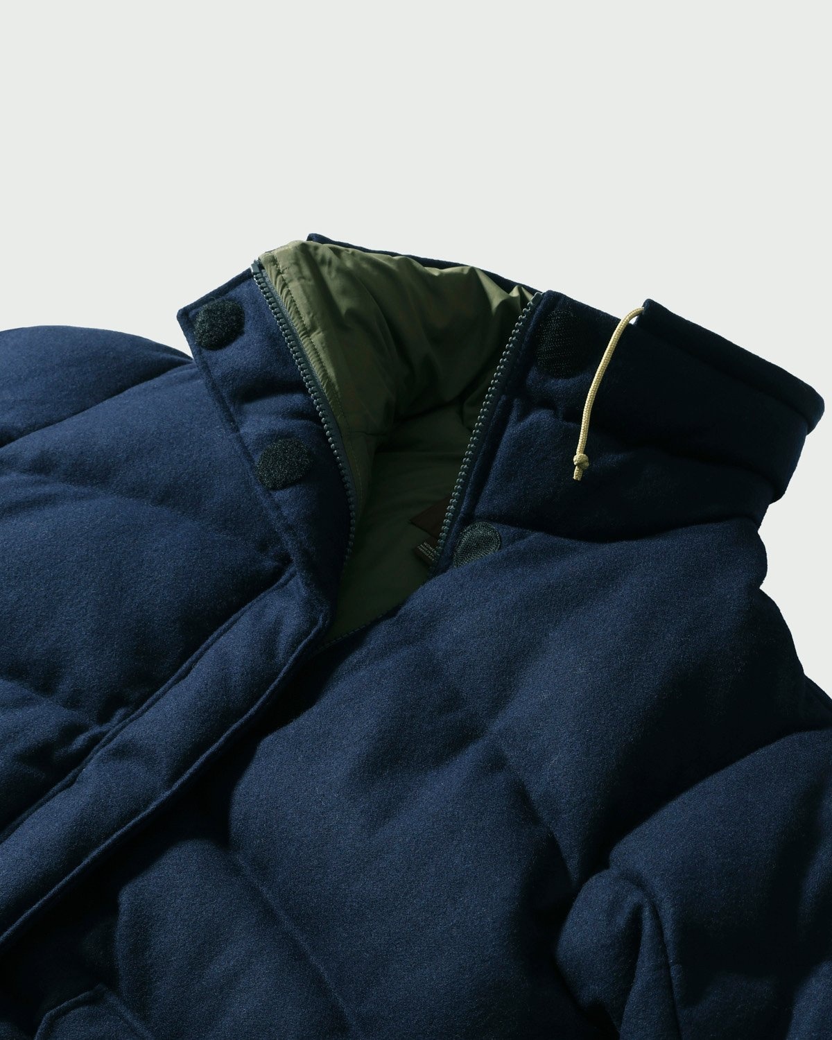 The North Face – Brown Label Larkspur Wool Down Jacket Navy Women - Outerwear - Blue - Image 3