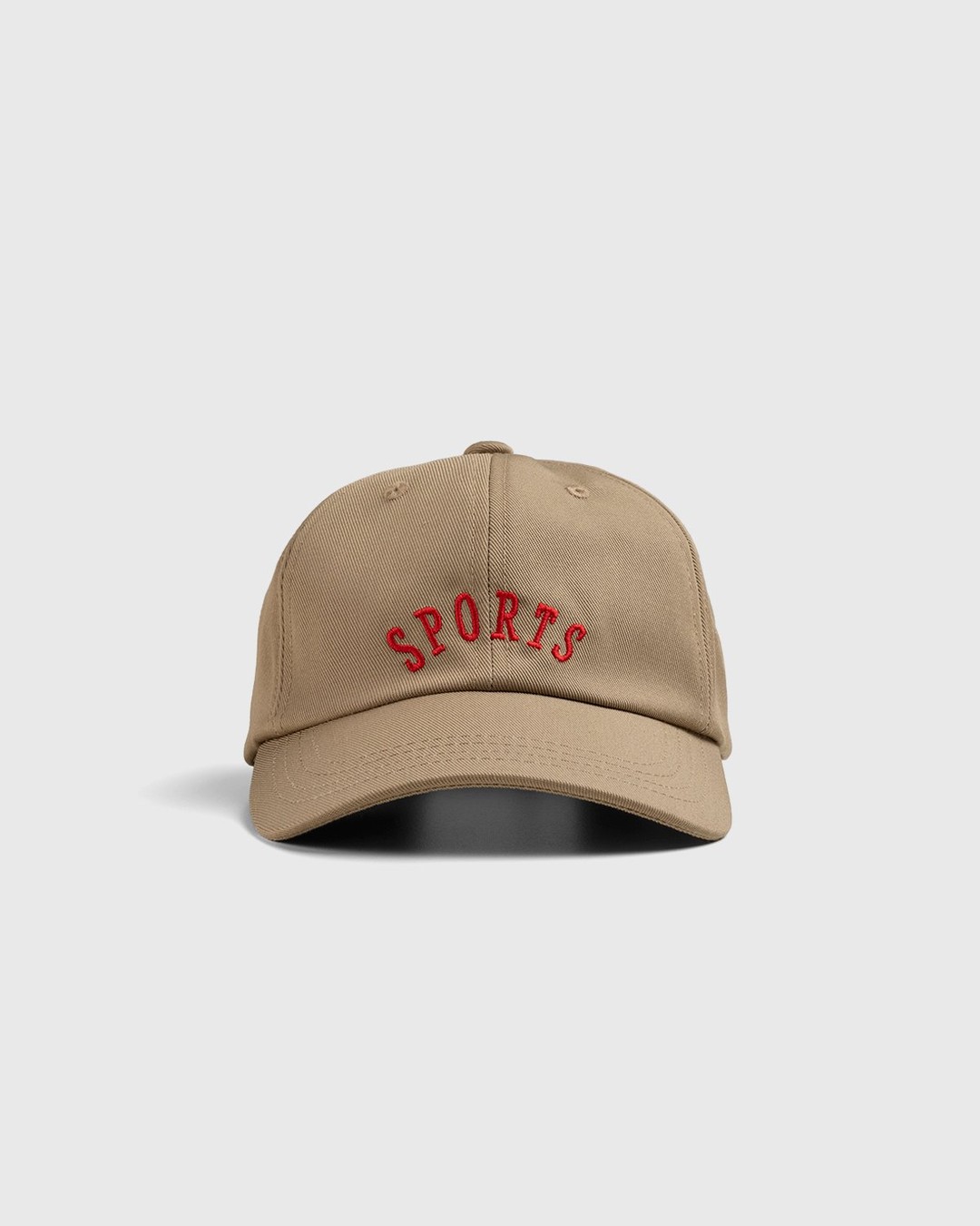 Highsnobiety – HS Sports Logo Cap Eggshell - Hats - Beige - Image 2