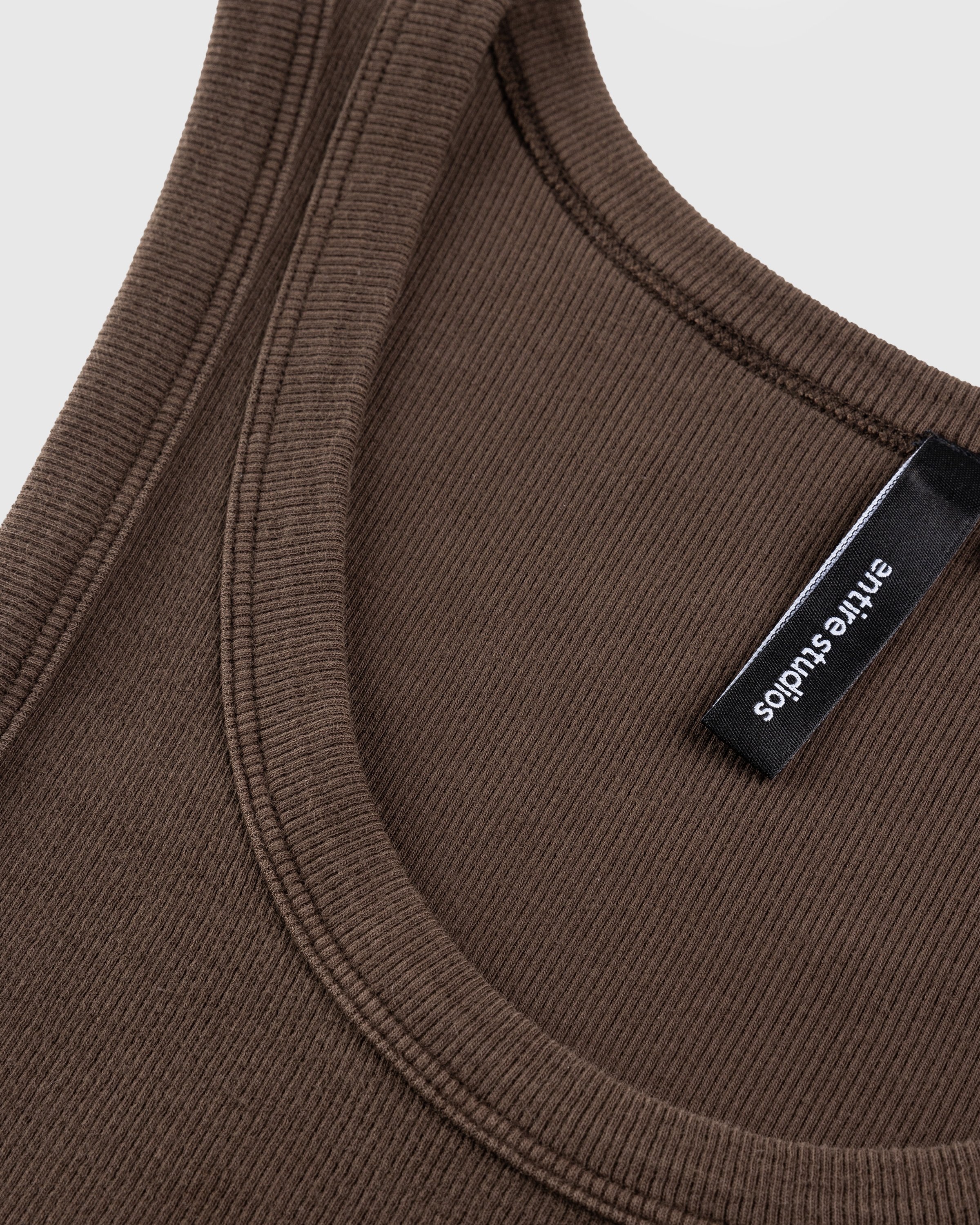 Entire Studios – Rib Tank Brunette - Tops - Brown - Image 5