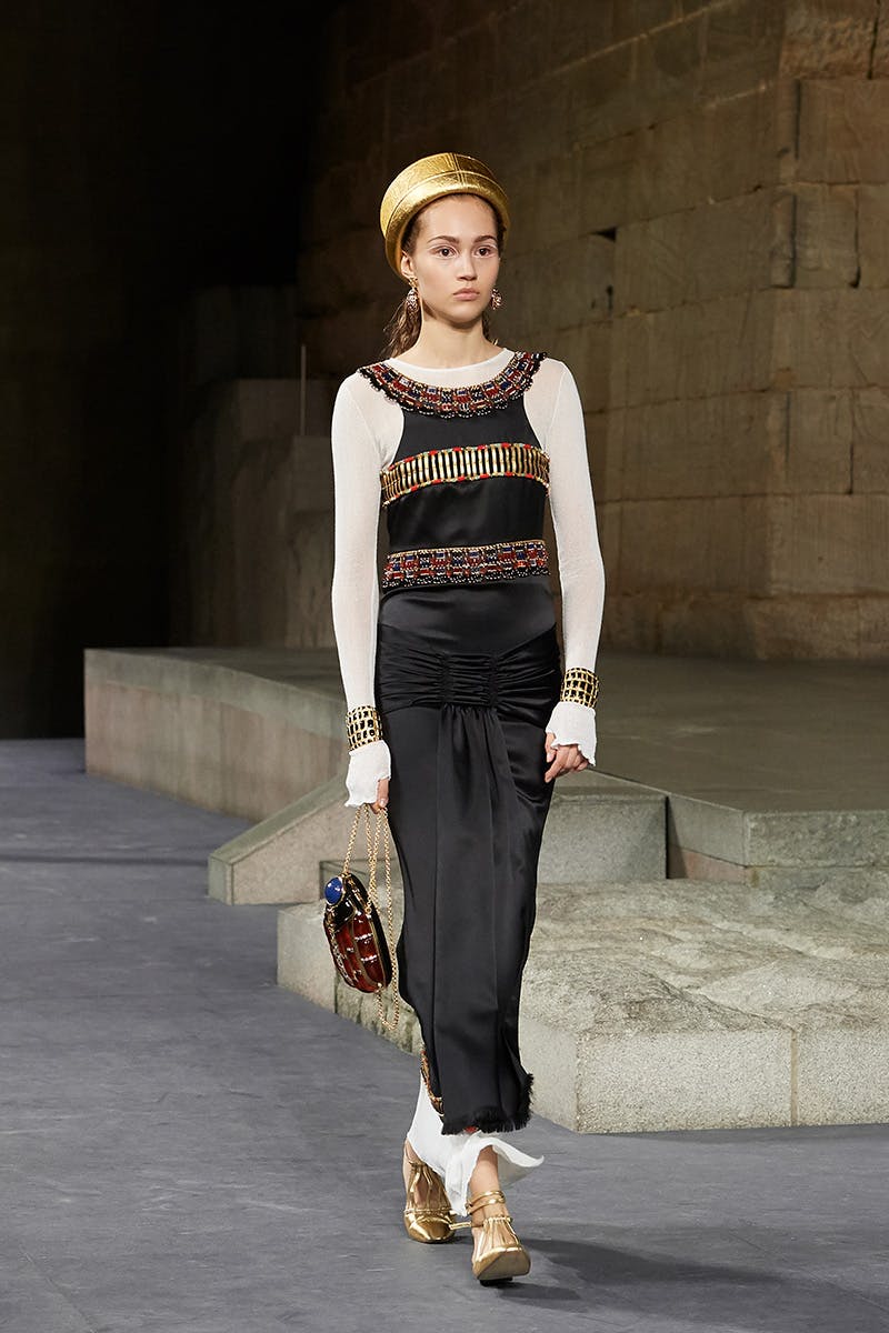 pharrell williams walks chanel show