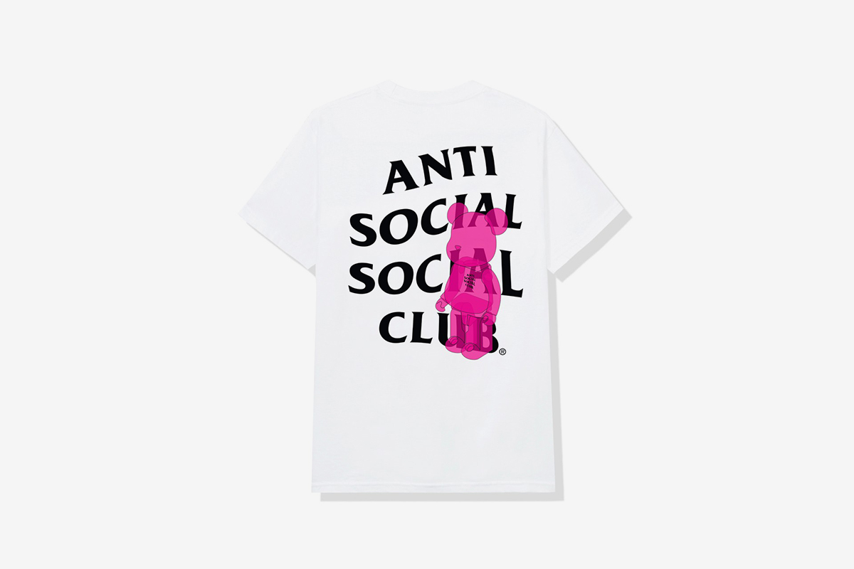 Anti Social Social Club Supersized Its Signature Pink Be@rbrick