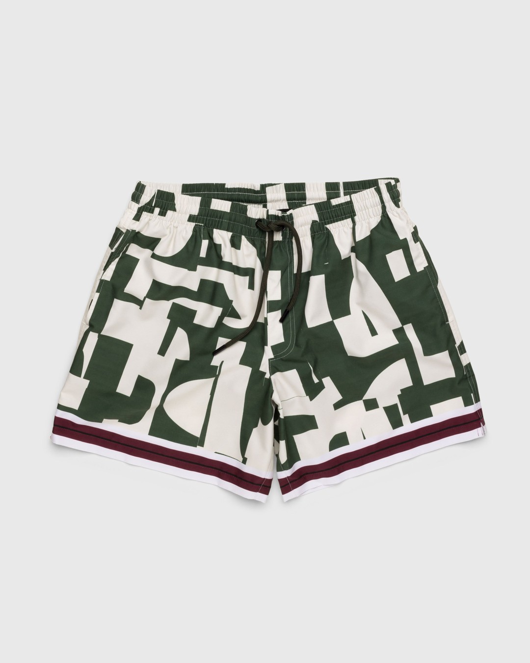 Dries van Noten – Phibbs Swim Shorts Dessin C - Swimwear - Green - Image 1