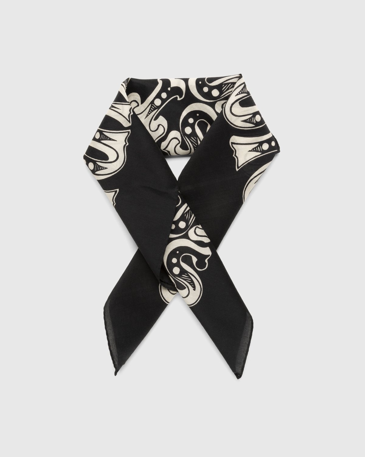 Acne Studios – Circus Font Scarf Black - Scarves - Black - Image 1