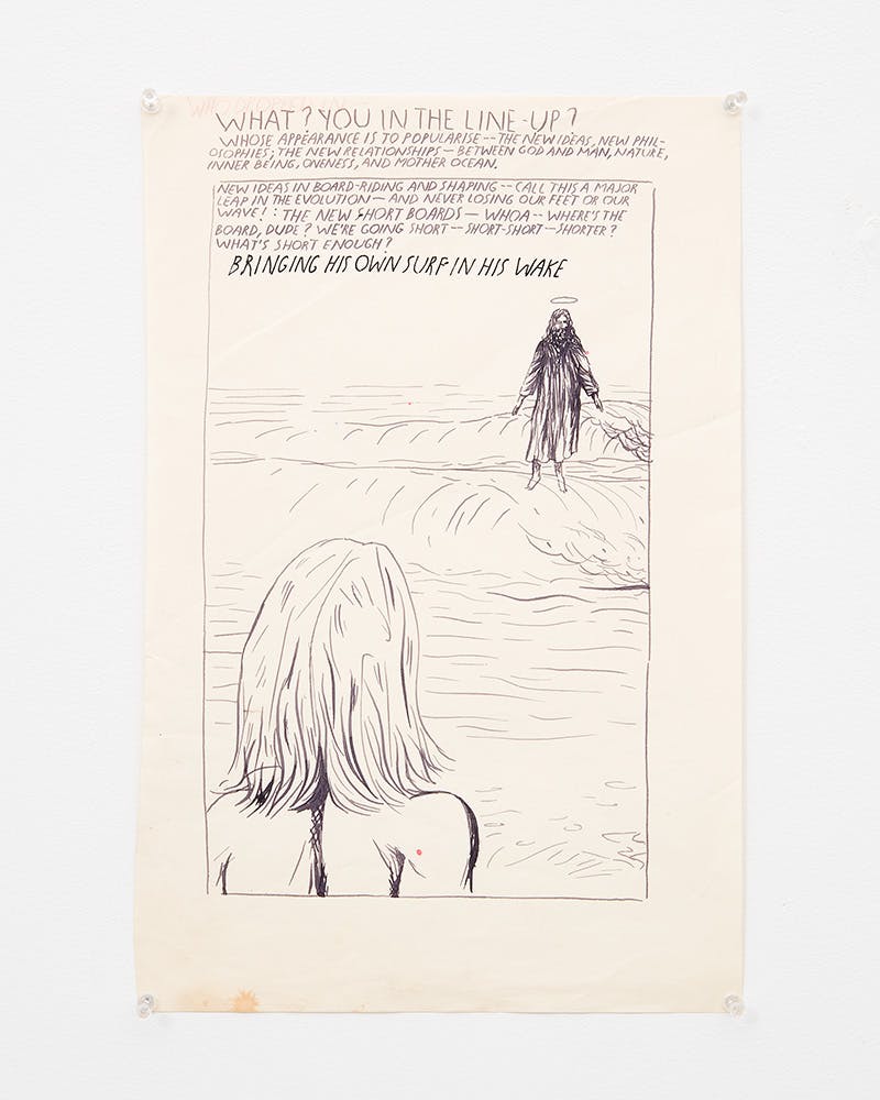 Raymond Pettibon, <em>No Title (What? You in...)</em>, 1991