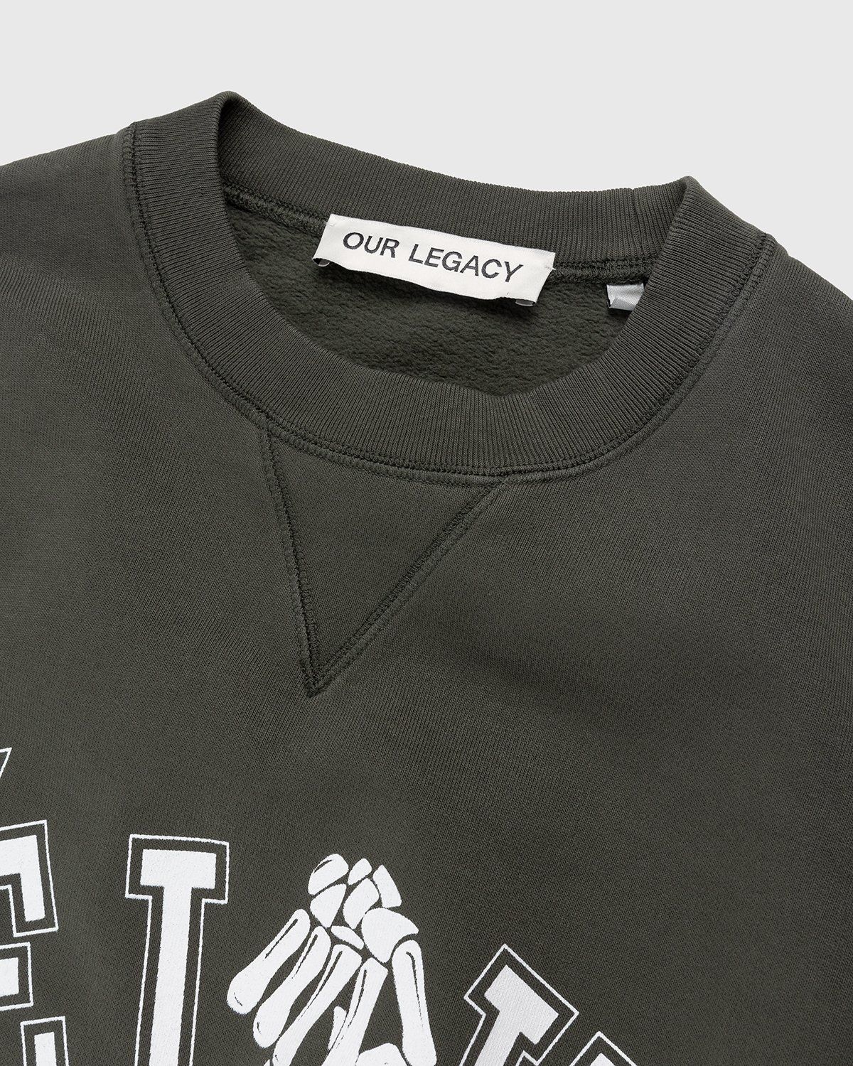 Our Legacy – Deja Vu Base Sweatshirt Green - Sweats - Green - Image 4