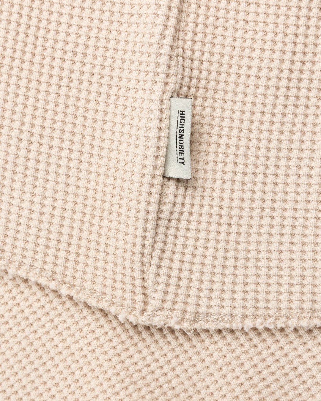 Highsnobiety – Thermal Staples Long Sleeve Off White - Sweats - Beige - Image 5