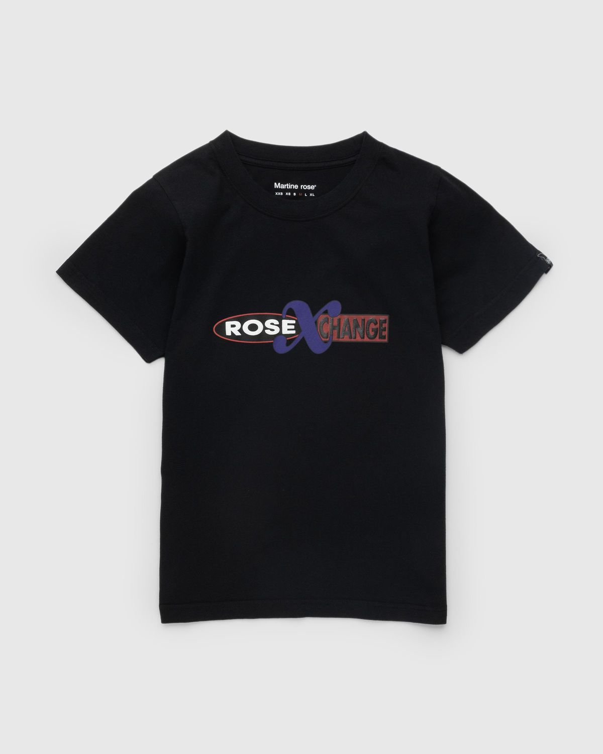 Martine Rose – Shrunken T-Shirt Black - T-shirts - Black - Image 1