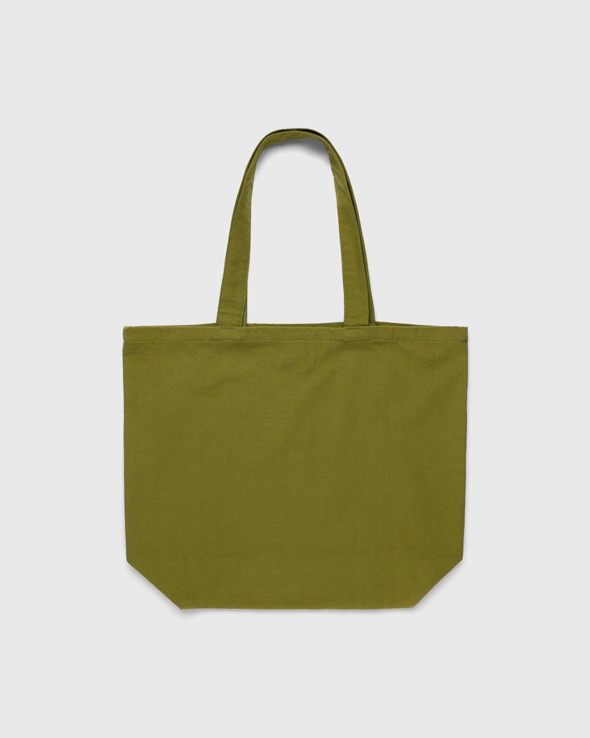 Highsnobiety – HS Sports Logo Tote Bag Green/Khaki - Bags - Green - Image 2