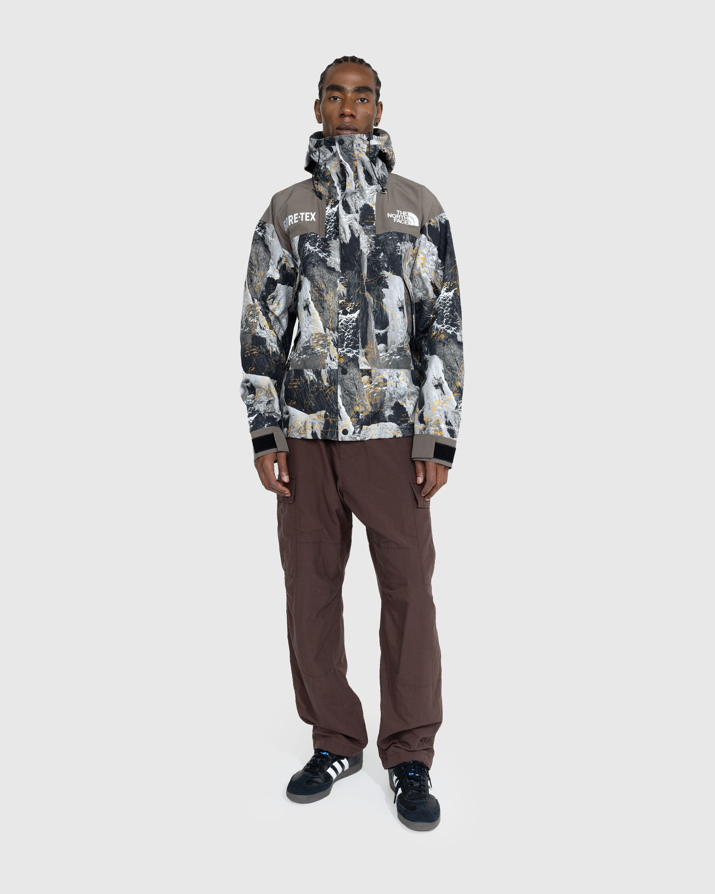 The North Face – GORE-TEX Mountain Jacket Falcon Brown Conrads Notes Print - Outerwear - Multi - Image 3