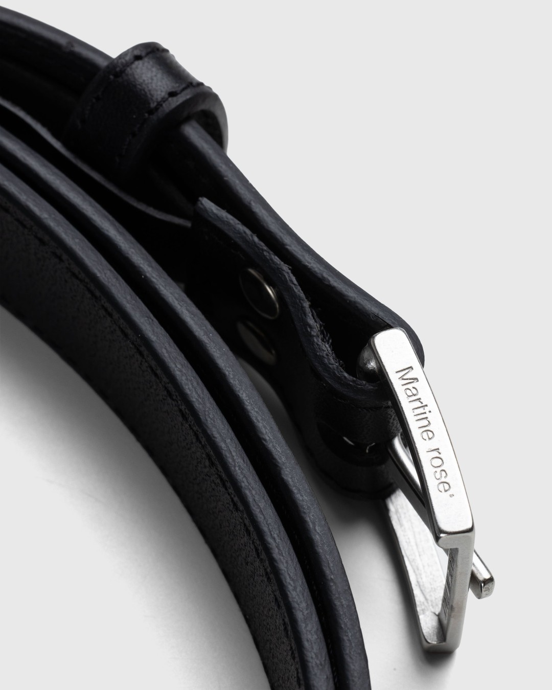 Martine Rose – Sex Letter Belt Black - Belts - Green - Image 3
