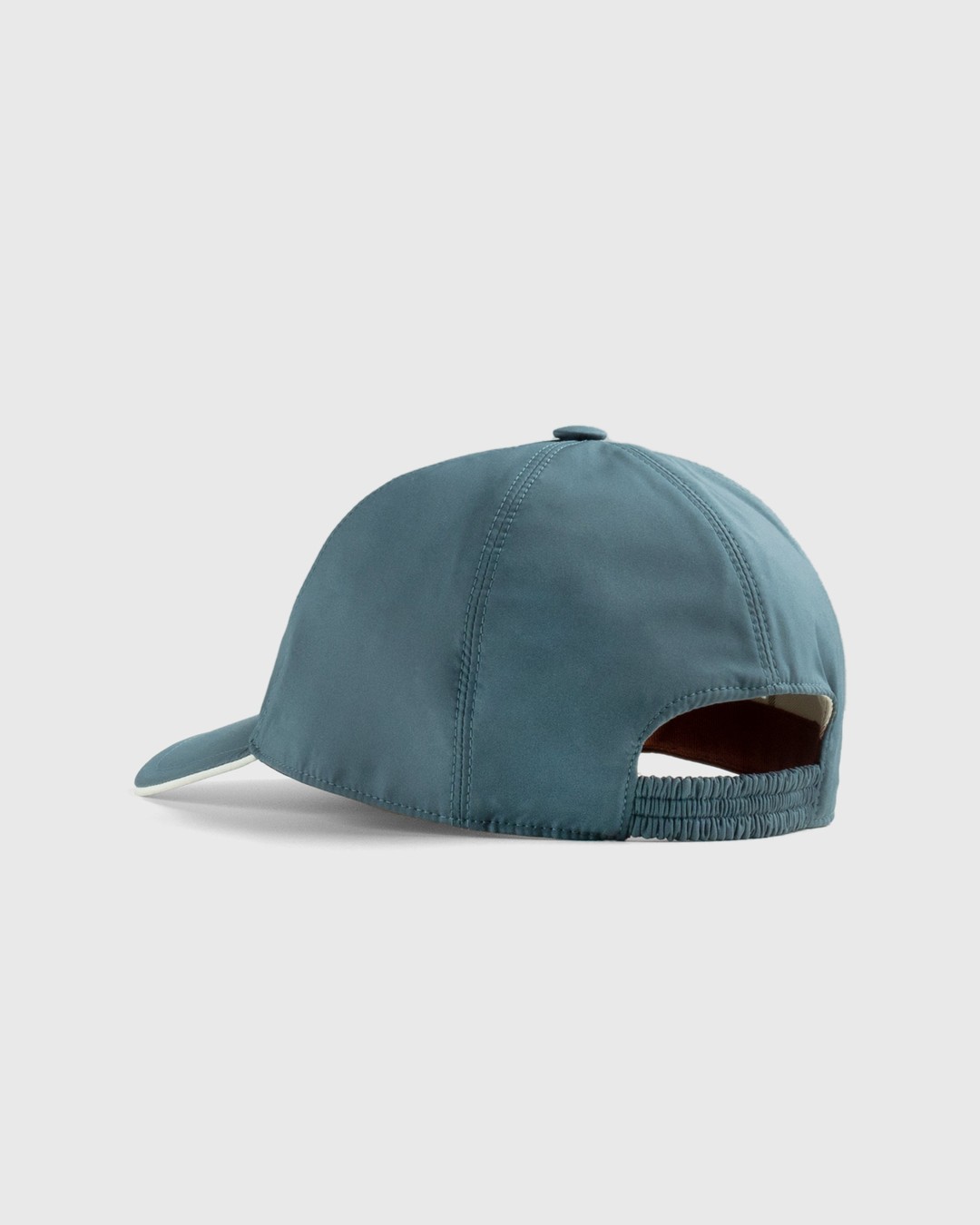 Loro Piana – Bicolor Baseball Cap Seaweed / Ivory - Caps - Blue - Image 3