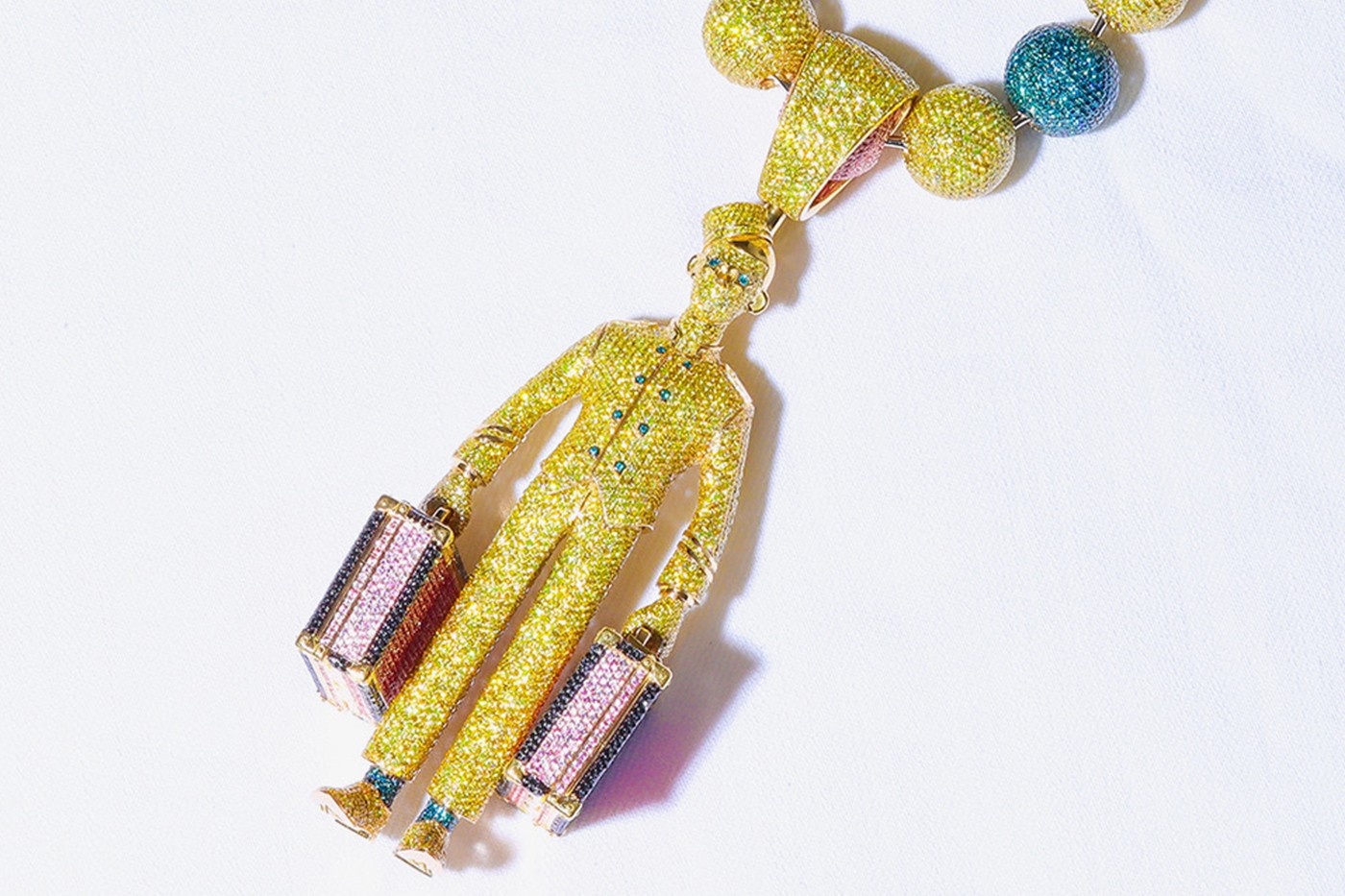 Image of Tyler the Creator's chain made by Alex Moss New York