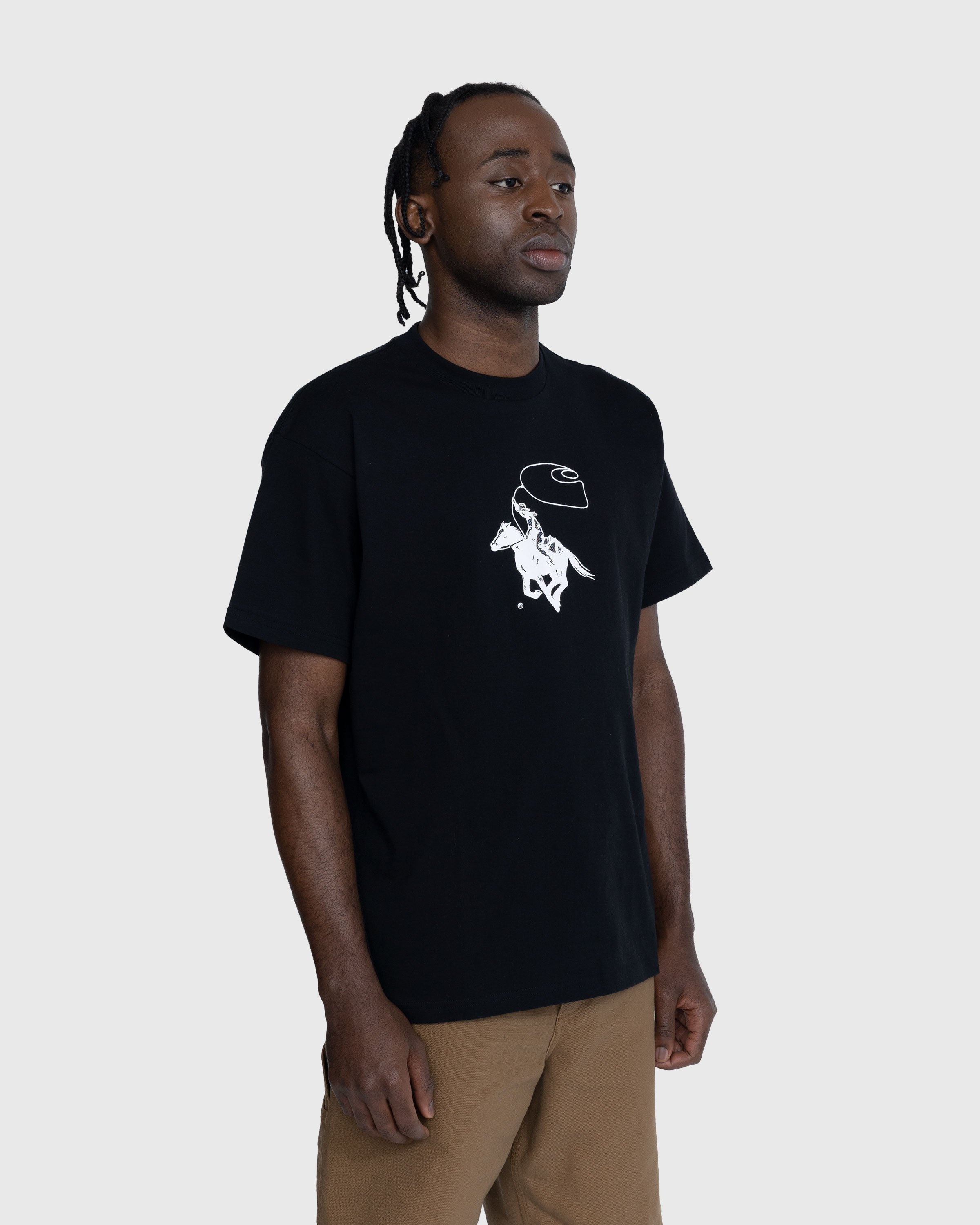 Carhartt WIP – Lasso T-Shirt Black/White | Highsnobiety Shop